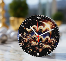 Load image into Gallery viewer, Quartz Clock, All 12 Starsigns, Every Sign Of The Zodiac, 200mm or 300mm, Perfect for Astrology Fan, Battery Included