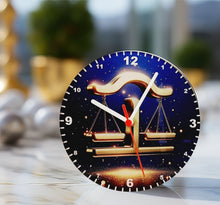 Load image into Gallery viewer, Quartz Clock, All 12 Starsigns, Every Sign Of The Zodiac, 200mm or 300mm, Perfect for Astrology Fan, Battery Included