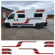 Load image into Gallery viewer, Graphics Decals For Motorhome Caravan Campervan T4 Transit, Sprinter, Vivaro, Many Colors MH52