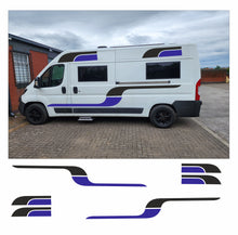 Load image into Gallery viewer, Graphics Decals For Motorhome Caravan Campervan T4 Transit, Sprinter, Vivaro, Many Colors MH52