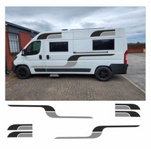 Load image into Gallery viewer, Graphics Decals For Motorhome Caravan Campervan T4 Transit, Sprinter, Vivaro, Many Colors MH52