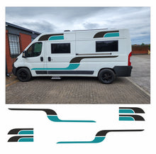 Load image into Gallery viewer, Graphics Decals For Motorhome Caravan Campervan T4 Transit, Sprinter, Vivaro, Many Colors MH52