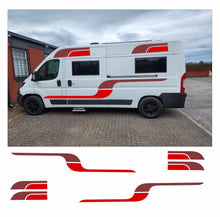 Load image into Gallery viewer, Graphics Decals For Motorhome Caravan Campervan T4 Transit, Sprinter, Vivaro, Many Colors MH52