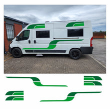 Load image into Gallery viewer, Graphics Decals For Motorhome Caravan Campervan T4 Transit, Sprinter, Vivaro, Many Colors MH52