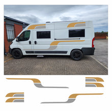 Load image into Gallery viewer, Graphics Decals For Motorhome Caravan Campervan T4 Transit, Sprinter, Vivaro, Many Colors MH52