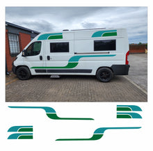 Load image into Gallery viewer, Graphics Decals For Motorhome Caravan Campervan T4 Transit, Sprinter, Vivaro, Many Colors MH52