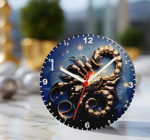 Load image into Gallery viewer, Quartz Clock, All 12 Starsigns, Every Sign Of The Zodiac, 200mm or 300mm, Perfect for Astrology Fan, Battery Included