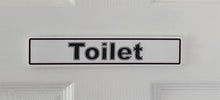 Load image into Gallery viewer, Toilet Door Sign in Wood or Acrylic, Choice of 6 Great Classic or Fun Plaque Designs