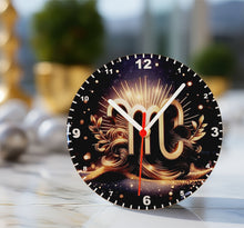 Load image into Gallery viewer, Quartz Clock, All 12 Starsigns, Every Sign Of The Zodiac, 200mm or 300mm, Perfect for Astrology Fan, Battery Included