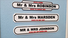 Load and play video in Gallery viewer, Mr & Mrs 3D Wall Sign, Wedding Day or Anniversary Present, 3 Designs, No Drilling