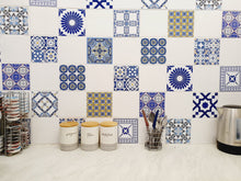 Load image into Gallery viewer, Mosaic Tile Stickers, Pack Of 24, All Sizes, Waterproof, Transfers For Kitchen / Bathroom Tiles C01 - Bolsover Designs