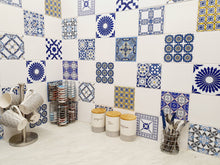 Load image into Gallery viewer, Mosaic Tile Stickers, Pack Of 24, All Sizes, Waterproof, Transfers For Kitchen / Bathroom Tiles C01 - Bolsover Designs