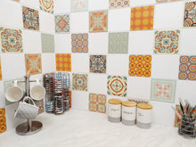 Load image into Gallery viewer, Mosaic Tile Stickers, Pack Of 24, All Sizes, Waterproof, Transfers For Kitchen / Bathroom Tiles C06 - Bolsover Designs