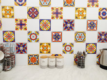 Load image into Gallery viewer, Mosaic Tile Stickers, Pack Of 20, All Sizes, Waterproof, Transfers For Kitchen / Bathroom Tiles C41 - Bolsover Designs