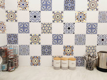 Load image into Gallery viewer, Mosaic Tile Stickers, Pack Of 16, All Sizes, Waterproof, Transfers For Kitchen / Bathroom Tiles C40 - Bolsover Designs