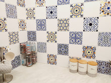 Load image into Gallery viewer, Mosaic Tile Stickers, Pack Of 16, All Sizes, Waterproof, Transfers For Kitchen / Bathroom Tiles C40 - Bolsover Designs