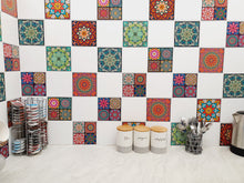 Load image into Gallery viewer, Mosaic Tile Stickers, Pack Of 16, All Sizes, Waterproof, Transfers For Kitchen / Bathroom Tiles GT60 - Bolsover Designs