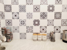 Load image into Gallery viewer, Mosaic Tile Stickers, Pack Of 16, All Sizes, Waterproof, Azulejo Transfers For Kitchen / Bathroom Tiles G27 - Bolsover Designs