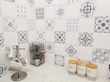Load image into Gallery viewer, Mosaic Tile Stickers, Pack Of 16, All Sizes, Waterproof, Azulejo Transfers For Kitchen / Bathroom Tiles G25 - Bolsover Designs