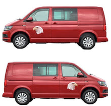Load image into Gallery viewer, PAIR Bald Eagles Graphics Decals Stickers for Van Motorhome Campervan Lorry Small or Large - Bolsover Designs