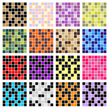 Load image into Gallery viewer, Mosaic Tile Stickers, Pack Of 24, All Sizes, 20 Colour Choices, Waterproof, Azulejo Transfers For Kitchen / Bathroom Tiles - Bolsover Designs