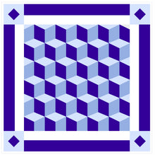 Load image into Gallery viewer, Mosaic Tile Stickers, Pack Of 16, All Sizes, Waterproof, Blue Transfers For Kitchen / Bathroom Tiles BL04 - Bolsover Designs