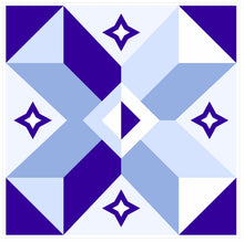 Load image into Gallery viewer, Mosaic Tile Stickers, Pack Of 16, All Sizes, Waterproof, Blue Transfers For Kitchen / Bathroom Tiles BL04 - Bolsover Designs