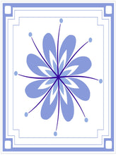 Load image into Gallery viewer, Pack Of 12 Blue Pattern Mosaic Waterproof Tile Stickers, Transfers For 150mm x 200mm or 200mm x 250mm Kitchen or Bathroom Tiles Design BL06 - Bolsover Designs
