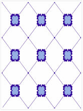 Load image into Gallery viewer, Pack Of 12 Blue Pattern Mosaic Waterproof Tile Stickers, Transfers For 150mm x 200mm or 200mm x 250mm Kitchen or Bathroom Tiles Design BL06 - Bolsover Designs