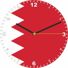 Load image into Gallery viewer, Flag Clock - Beginning With A - G, Flag Of Your Chosen Country On A Quartz Clock, Stand or Wall Mounted, 200mm