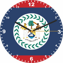 Load image into Gallery viewer, Flag Clock - Beginning With A - G, Flag Of Your Chosen Country On A Quartz Clock, Stand or Wall Mounted, 200mm