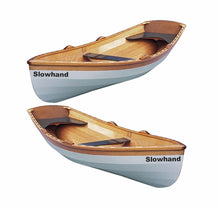 Load image into Gallery viewer, Boat Names, Registration Validation Decals, 1 Pair, 3 Lengths Choices, Choose Your Colour and Font - Bolsover Designs