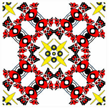 Load image into Gallery viewer, Mosaic Tile Stickers, Pack Of 16, All Sizes, Waterproof, Transfers For Kitchen / Bathroom Tiles C11 - Bolsover Designs