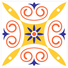 Load image into Gallery viewer, Mosaic Tile Stickers, Pack Of 16, All Sizes, Waterproof, Azulejo Transfers For Kitchen / Bathroom Tiles C13 - Bolsover Designs