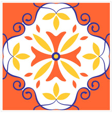 Load image into Gallery viewer, Mosaic Tile Stickers, Pack Of 16, All Sizes, Waterproof, Azulejo Transfers For Kitchen / Bathroom Tiles C13 - Bolsover Designs