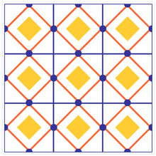 Load image into Gallery viewer, Mosaic Tile Stickers, Pack Of 16, All Sizes, Waterproof, Azulejo Transfers For Kitchen / Bathroom Tiles C13 - Bolsover Designs
