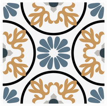 Load image into Gallery viewer, Mosaic Tile Stickers, Pack Of 16, All Sizes, Waterproof, Azulejo Transfers For Kitchen / Bathroom Tiles C14 - Bolsover Designs