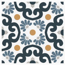 Load image into Gallery viewer, Mosaic Tile Stickers, Pack Of 16, All Sizes, Waterproof, Azulejo Transfers For Kitchen / Bathroom Tiles C14 - Bolsover Designs