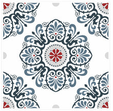 Load image into Gallery viewer, Mosaic Tile Stickers, Pack Of 16, All Sizes, Waterproof, Azulejo Transfers For Kitchen / Bathroom Tiles C15 - Bolsover Designs