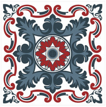 Load image into Gallery viewer, Mosaic Tile Stickers, Pack Of 16, All Sizes, Waterproof, Azulejo Transfers For Kitchen / Bathroom Tiles C15 - Bolsover Designs