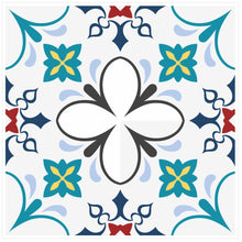 Load image into Gallery viewer, Mosaic Tile Stickers, Pack Of 16, All Sizes, Waterproof, Azulejo Transfers For Kitchen / Bathroom Tiles C17 - Bolsover Designs