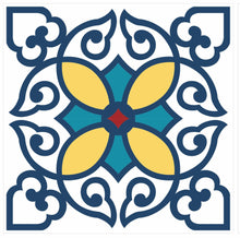 Load image into Gallery viewer, Mosaic Tile Stickers, Pack Of 16, All Sizes, Waterproof, Azulejo Transfers For Kitchen / Bathroom Tiles C17 - Bolsover Designs