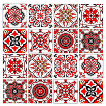 Load image into Gallery viewer, Mosaic Tile Stickers, Pack Of 16, All Sizes, Waterproof, Transfers For Kitchen / Bathroom Tiles C18 - Bolsover Designs