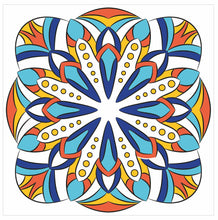 Load image into Gallery viewer, Mosaic Tile Stickers, Pack Of 16, All Sizes, Waterproof, Azulejo Transfers For Kitchen / Bathroom Tiles C19 - Bolsover Designs