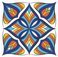 Load image into Gallery viewer, Mosaic Tile Stickers, Pack Of 16, All Sizes, Waterproof, Azulejo Transfers For Kitchen / Bathroom Tiles C19 - Bolsover Designs