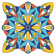 Load image into Gallery viewer, Mosaic Tile Stickers, Pack Of 16, All Sizes, Waterproof, Azulejo Transfers For Kitchen / Bathroom Tiles C19 - Bolsover Designs