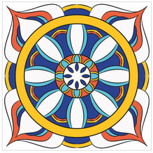 Load image into Gallery viewer, Mosaic Tile Stickers, Pack Of 16, All Sizes, Waterproof, Azulejo Transfers For Kitchen / Bathroom Tiles C21 - Bolsover Designs