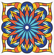 Load image into Gallery viewer, Mosaic Tile Stickers, Pack Of 16, All Sizes, Waterproof, Azulejo Transfers For Kitchen / Bathroom Tiles C21 - Bolsover Designs