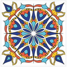 Load image into Gallery viewer, Mosaic Tile Stickers, Pack Of 16, All Sizes, Waterproof, Azulejo Transfers For Kitchen / Bathroom Tiles C21 - Bolsover Designs