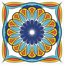Load image into Gallery viewer, Mosaic Tile Stickers, Pack Of 16, All Sizes, Waterproof, Azulejo Transfers For Kitchen / Bathroom Tiles C21 - Bolsover Designs